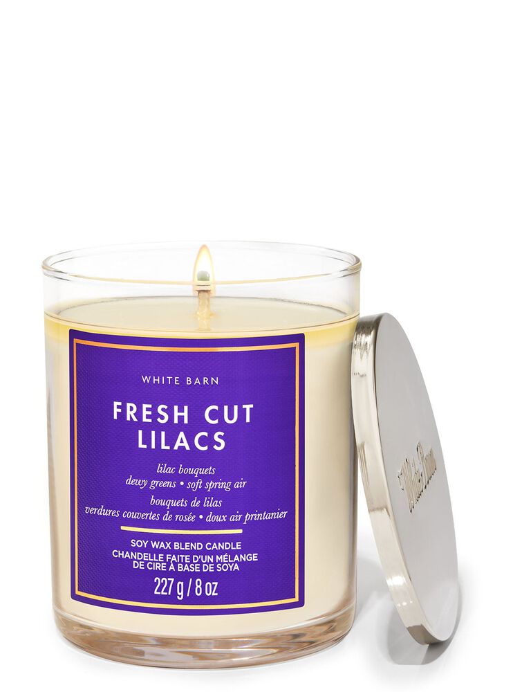 Fresh Cut Lilacs Single Wick Candle 單芯蠟燭