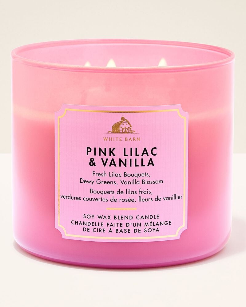 Pink Lilac & Vanilla 3-Wick Candle 三芯蠟燭
