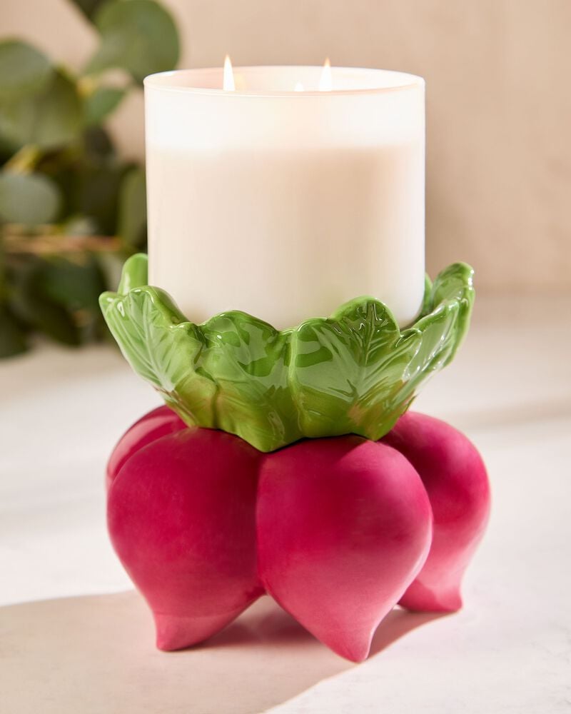 Beet Pedestal 3-Wick Candle Holder 三芯蠟燭臺