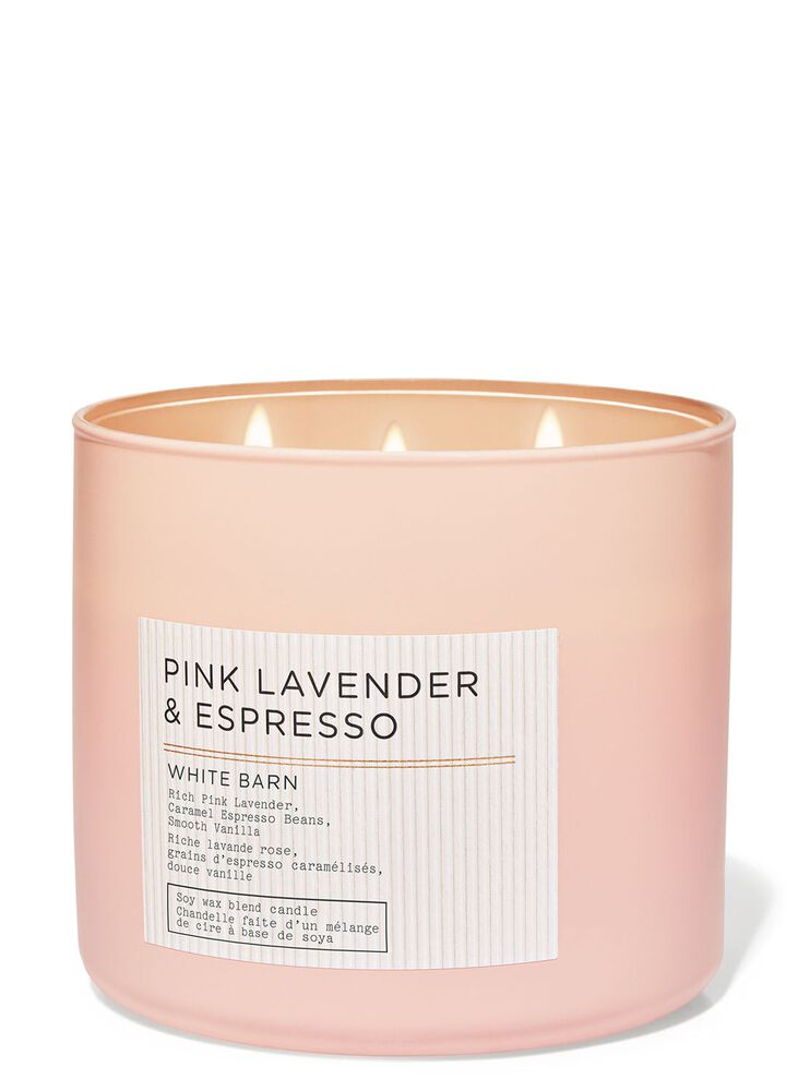 Pink Lavender & Espresso 3-Wick Candle 三芯蠟燭