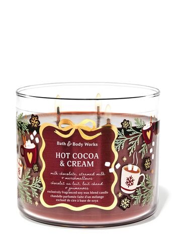 Hot Cocoa & Cream 3-Wick Candle 三芯蠟燭