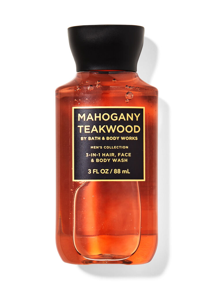 Mahogany Teakwood Travel Size 3-in-1 Hair, Face & Body Wash 旅行裝三合一洗髮洗面沐浴露