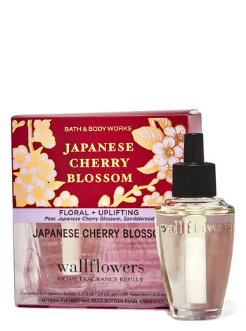 Japanese Cherry Blossom Wallflowers Fragrance Refills, 2-Pack 香氛補充液, 2件裝