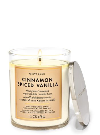 Cinnamon Spiced Vanilla Signature Single Wick Candle 招牌單芯蠟燭