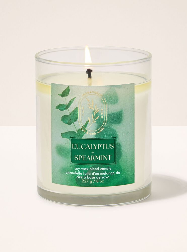 Eucalyptus Spearmint Single Wick Candle 單芯蠟燭