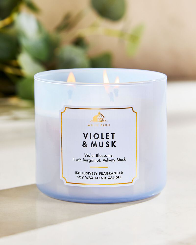 Violet & Musk 3-Wick Candle 三芯蠟燭