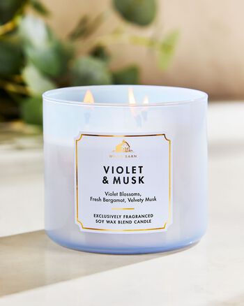 Violet & Musk 3-Wick Candle 三芯蠟燭