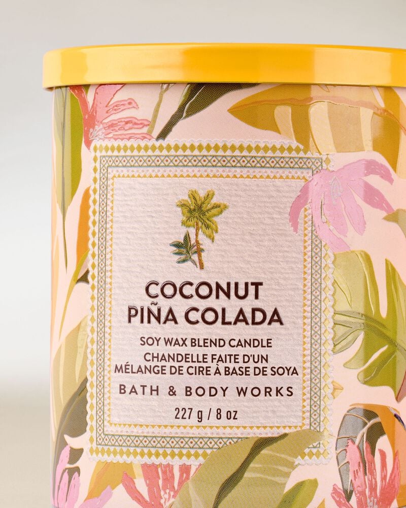 Coconut Pi&ntilde;a Colada Single Wick Candle Single Wick Candle