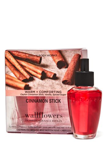 Cinnamon Stick Wallflowers Fragrance Refills, 2-Pack 香氛補充液, 2件裝