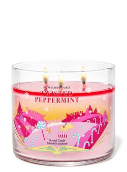 Twisted Peppermint 3-Wick Candle