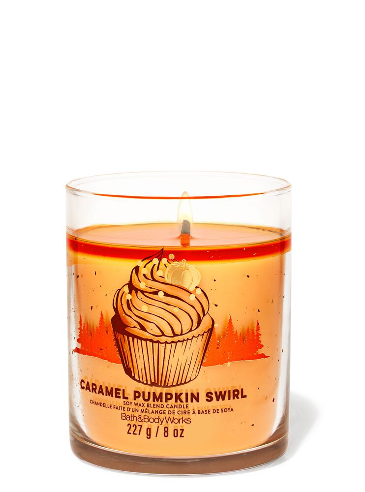 Caramel Pumpkin Swirl Signature Single Wick Candle 單芯蠟燭