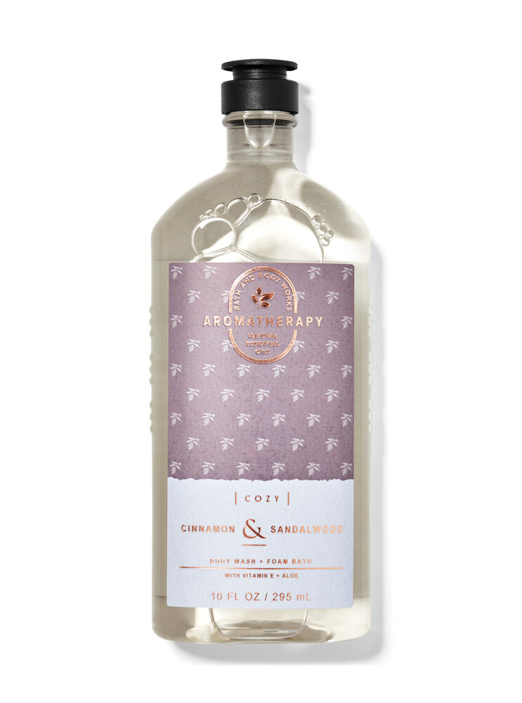 Cinnamon Sandalwood Body Wash and Foam Bath 沐浴露與泡泡浴