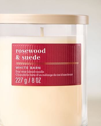 Rosewood & Suede Single Wick Candle 單芯蠟燭