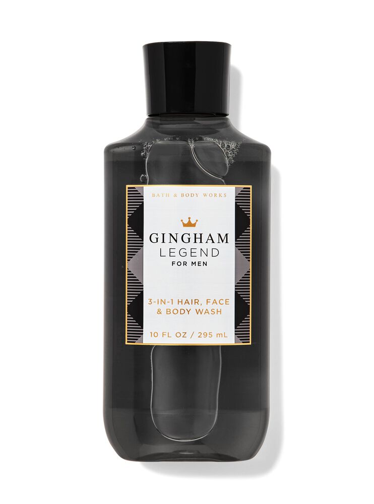 Gingham Legend 3-in-1 Hair, Face & Body Wash 三合一洗頭水、洗面奶和沐浴露
