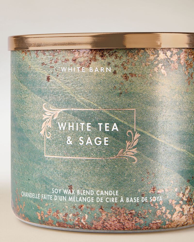 White Tea & Sage 3-Wick Candle 三芯蠟燭