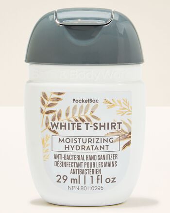 White T-Shirt PocketBac Hand Sanitizer PocketBac搓手液
