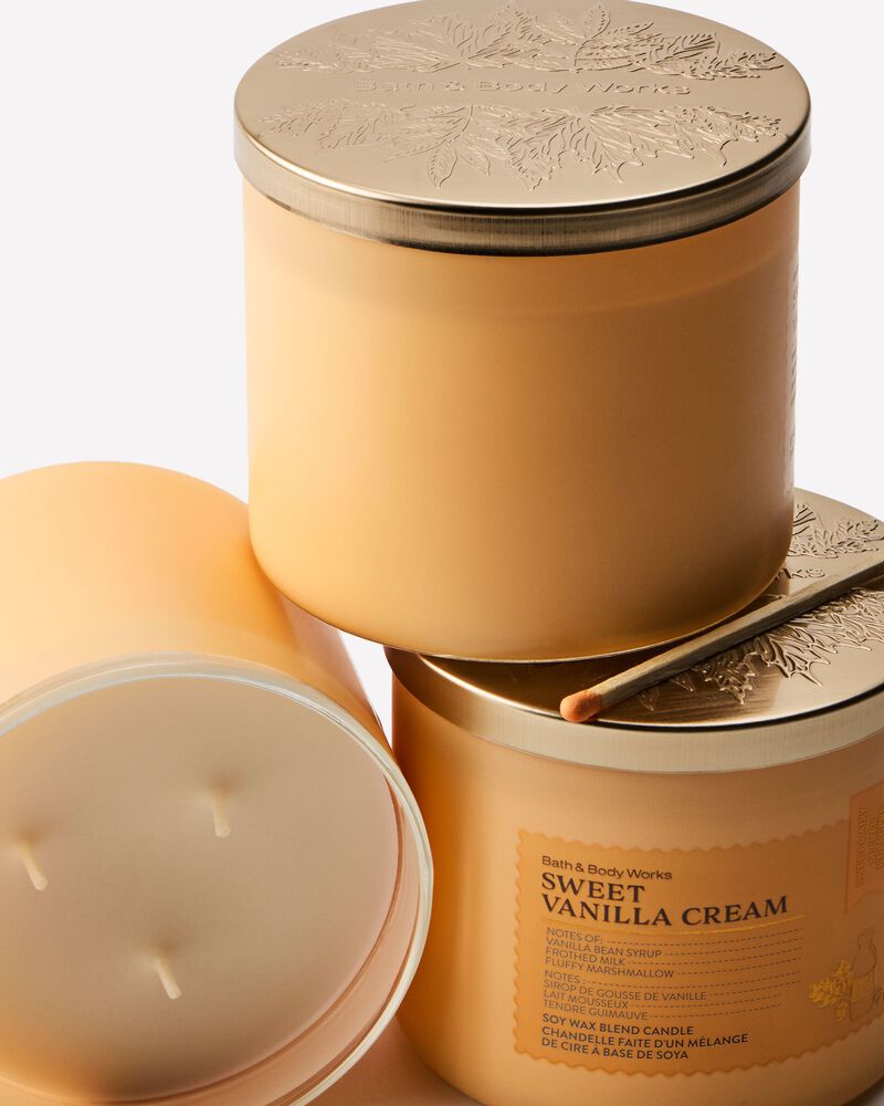 Sweet Vanilla Cream 3-Wick Candle 三芯蠟燭