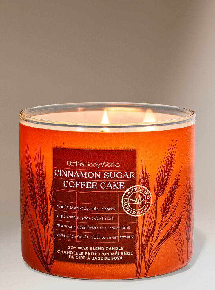 Cinnamon Sugar Coffee Cake 3-Wick Candle 三芯蠟燭
