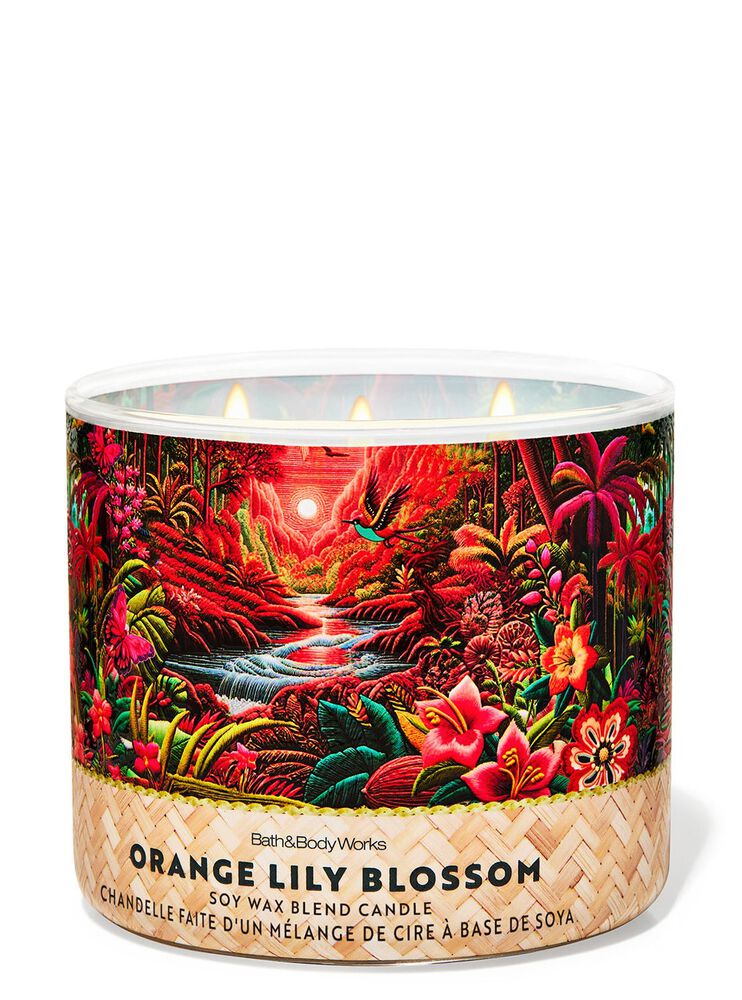 Orange Lily Blossom 3-Wick Candle 三芯蠟燭