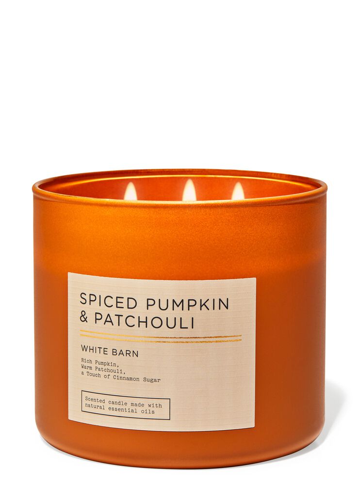 Spiced Pumpkin & Patchouli 3-Wick Candle 3-Wick Candle