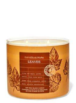 Leaves 3-Wick Candle image number null
