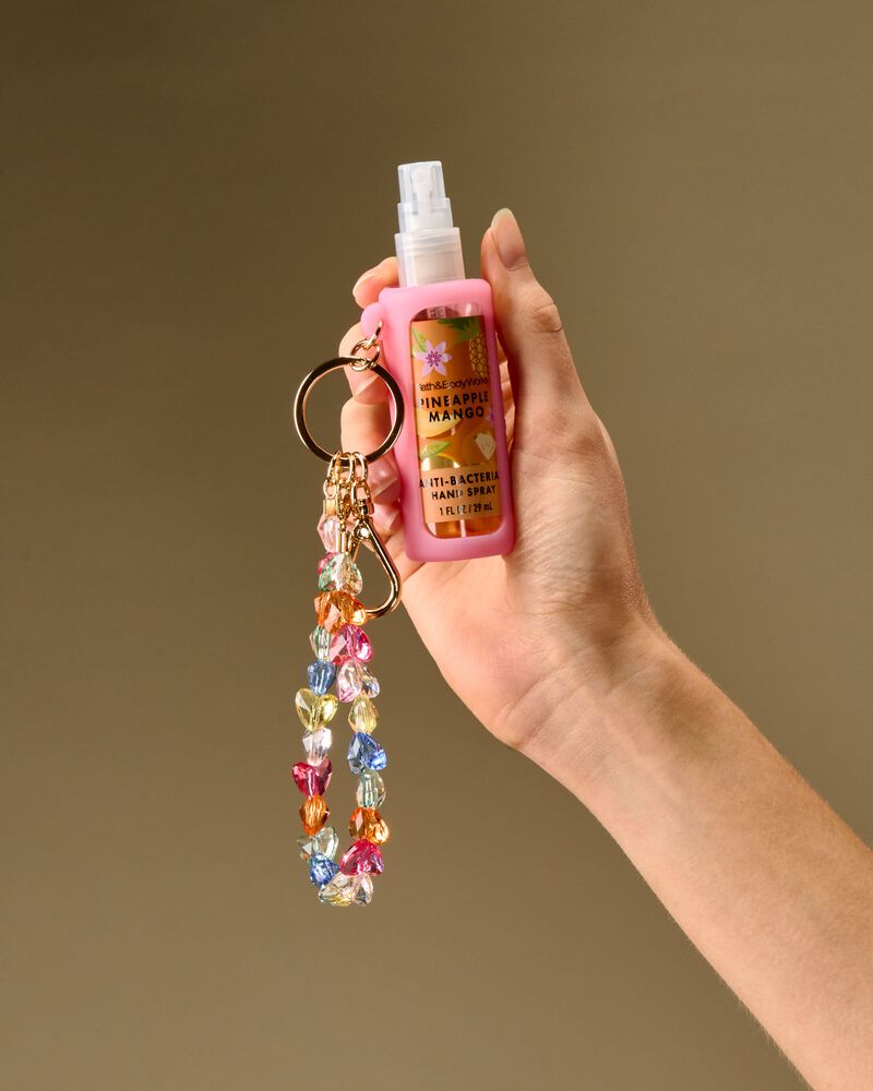 Pink Wristlet Hand Sanitizer Spray Holder 消毒搓手噴霧掛套