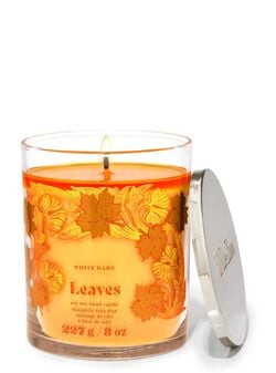 Leaves Single Wick Candle