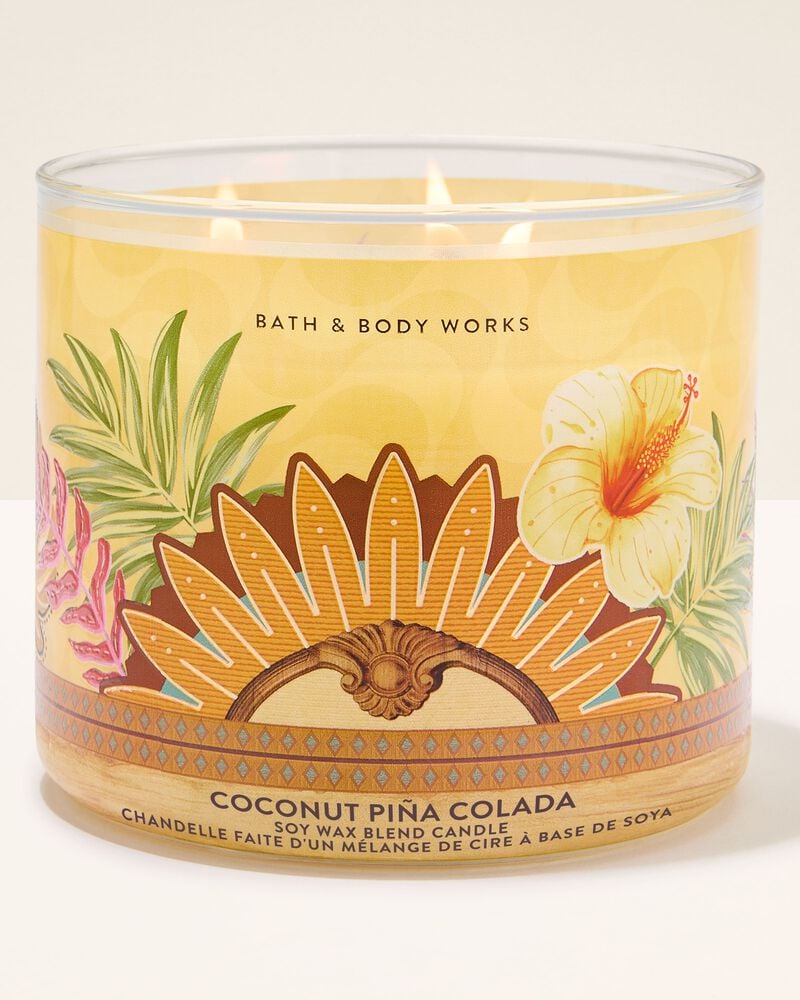 Coconut Pi&ntilde;a Colada 3-Wick Candle 3-Wick Candle