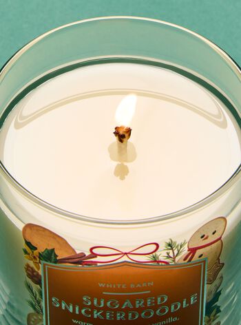 Sugared Snickerdoodle Single Wick Candle Signature Single Wick Candle
