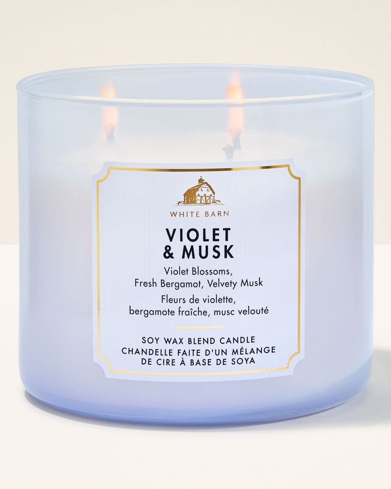 Violet & Musk 3-Wick Candle 三芯蠟燭