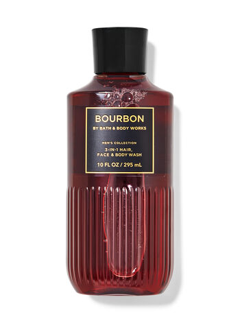 Bourbon 3-in-1 Hair, Face & Body Wash 三合一洗頭水、洗面奶和沐浴露