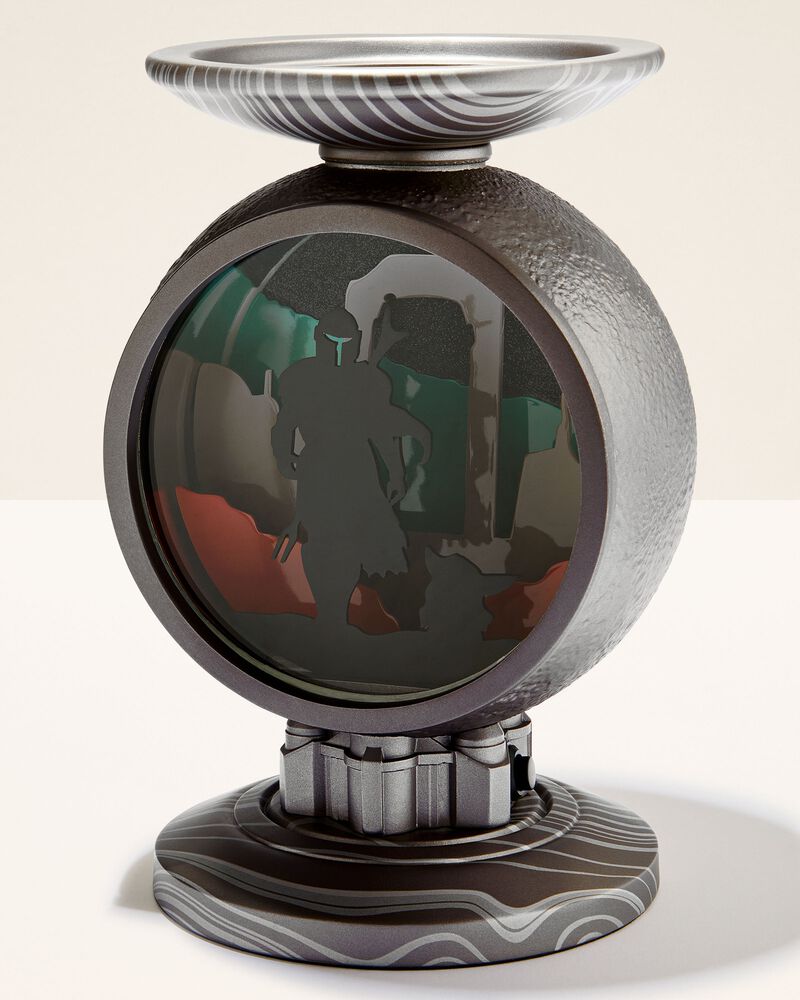 The Mandalorian Light-Up Pedestal 3-Wick Candle Holder 三芯蠟燭臺