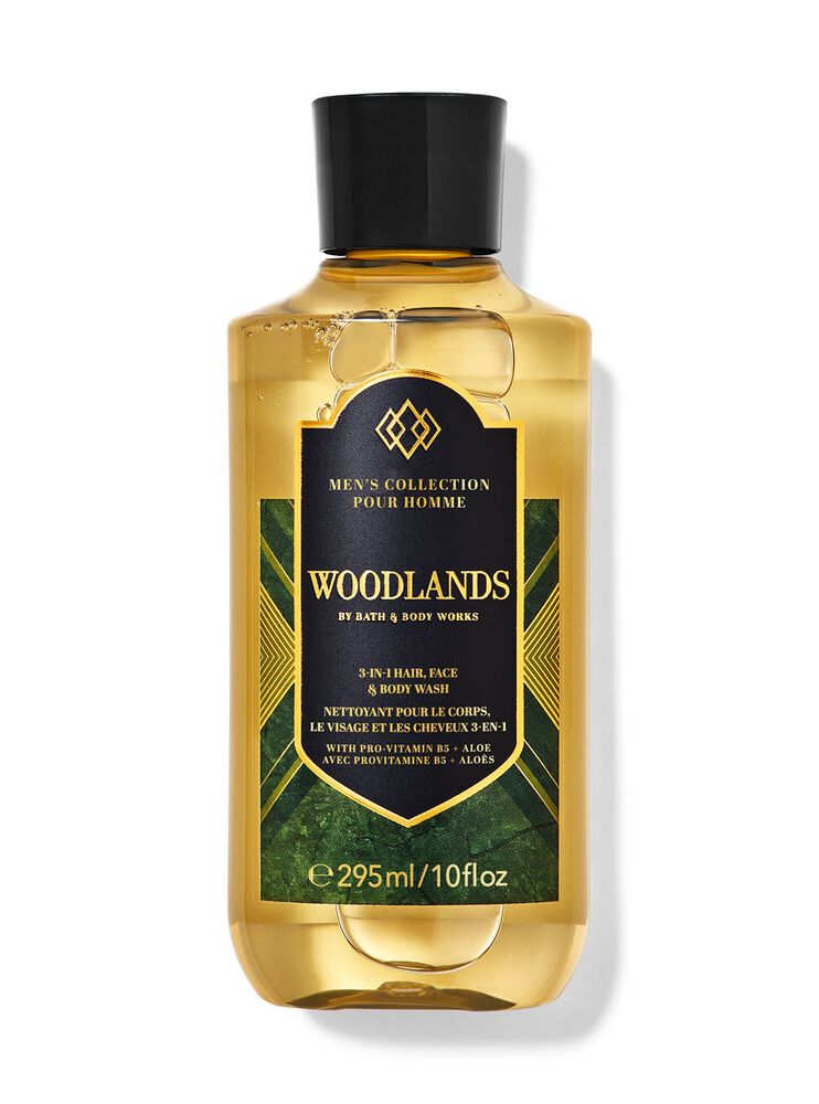 Woodlands 3-in-1 Hair, Face & Body Wash 三合一洗髮洗面沐浴露