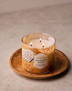 Cozy Sunday Night 3-Wick Candle image number null