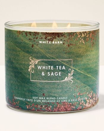 White Tea & Sage 3-Wick Candle 三芯蠟燭
