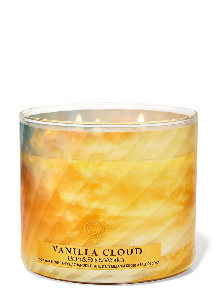 Vanilla Cloud 3-Wick Candle 3-Wick Candle