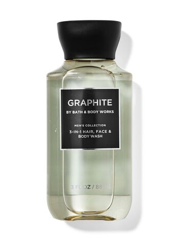 Graphite Travel Size 3-in-1 Hair, Face & Body Wash 旅行裝三合一洗髮洗面沐浴露
