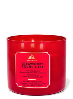 Strawberry Pound Cake 3-Wick Candle Strawberry Pound Cake 3-Wick Candle