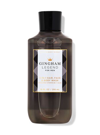 Gingham Legend 3-in-1 Hair, Face & Body Wash 三合一洗頭水、洗面奶和沐浴露