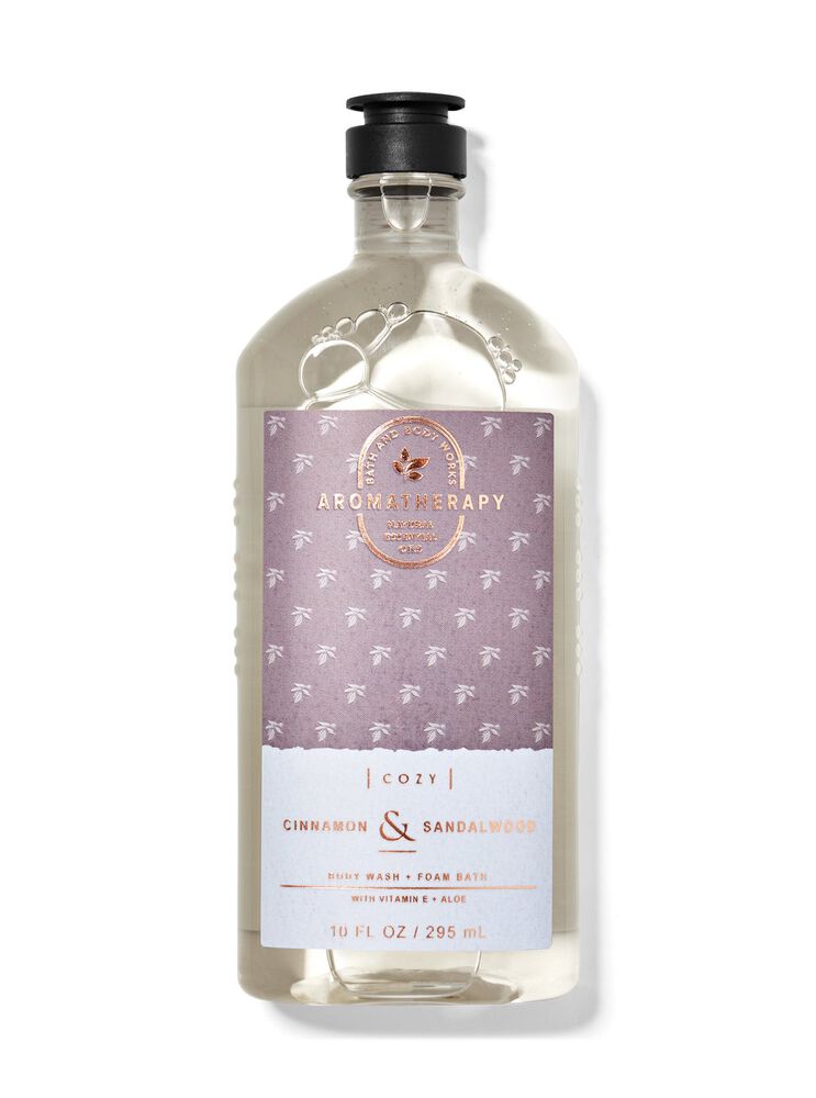 Cinnamon Sandalwood Body Wash and Foam Bath 沐浴露與泡泡浴