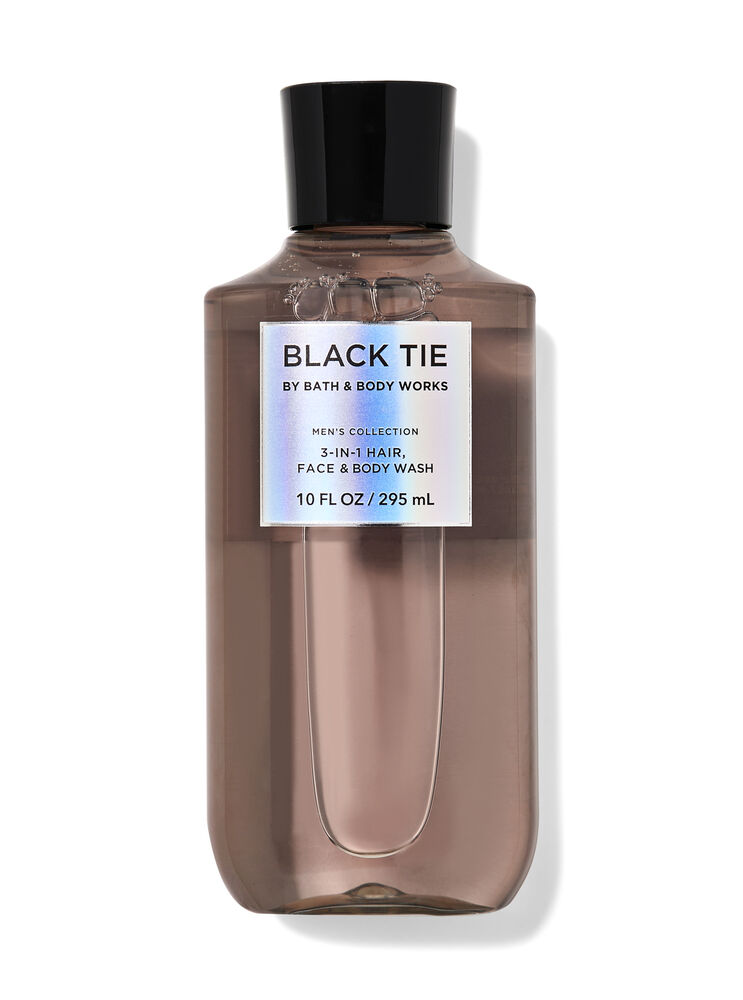 Black Tie 3-in-1 Hair, Face & Body Wash 三合一洗頭水、洗面奶和沐浴露