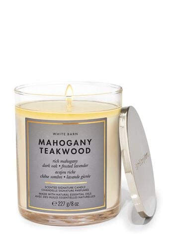 Mahogany Teakwood Signature Single Wick Candle 單芯蠟燭