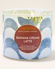 Banana Cream Latte 3-Wick Candle image number null
