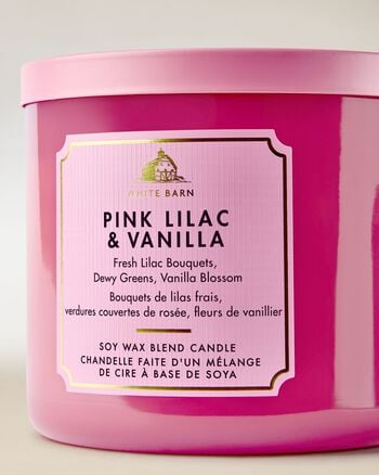 Pink Lilac & Vanilla 3-Wick Candle 三芯蠟燭