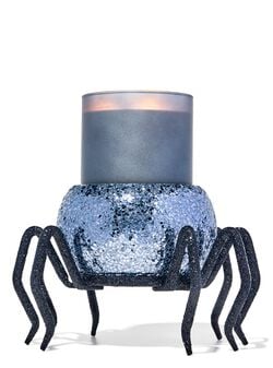Bling Spider 3-Wick Candle Holder