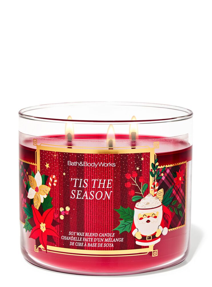 'Tis The Season 3-Wick Candle 三芯蠟燭
