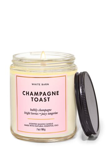 Champagne Toast Mason Single Wick Candle 梅森罐裝單芯蠟燭