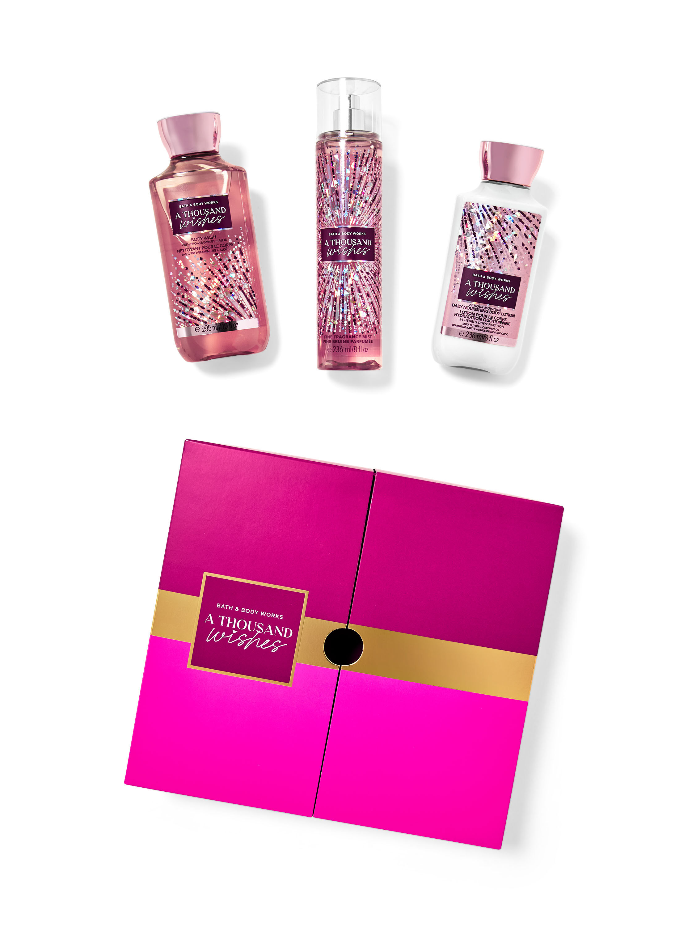 バスアンドボディワークス a thousand wishes セット Amazon.com : A THOUSAND WISHES 5 Piece Deluxe Gift Set