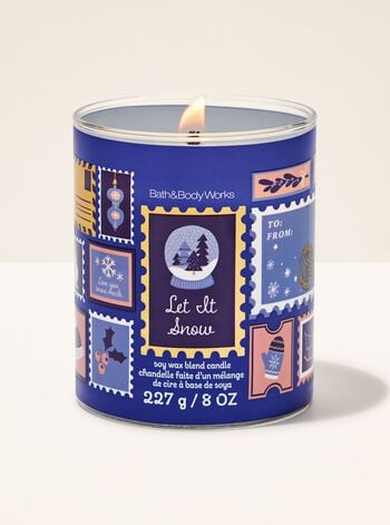 Let It Snow Single Wick Candle Signature Single Wick Candle