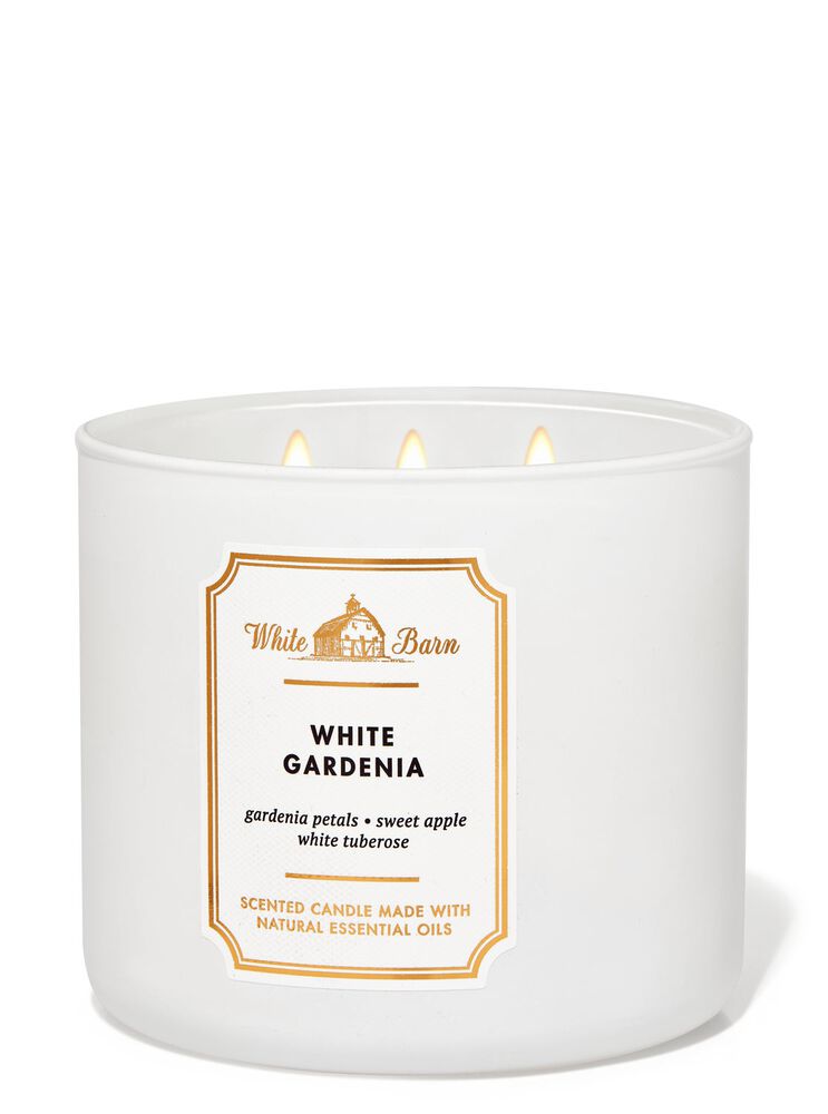 White Gardenia 3-Wick Candle 三芯蠟燭